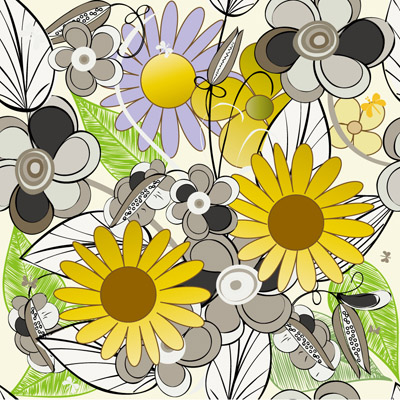 free vector Fashion pattern vector background 4